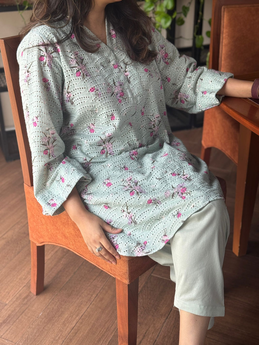 Pastel cotton candy vibe suit