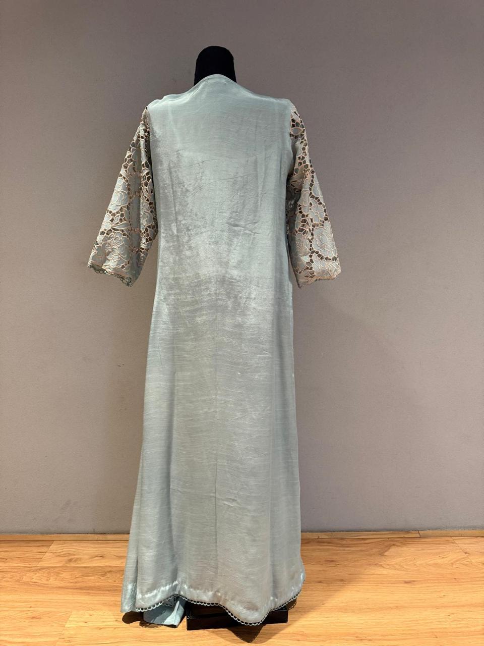 Powder blue gown set