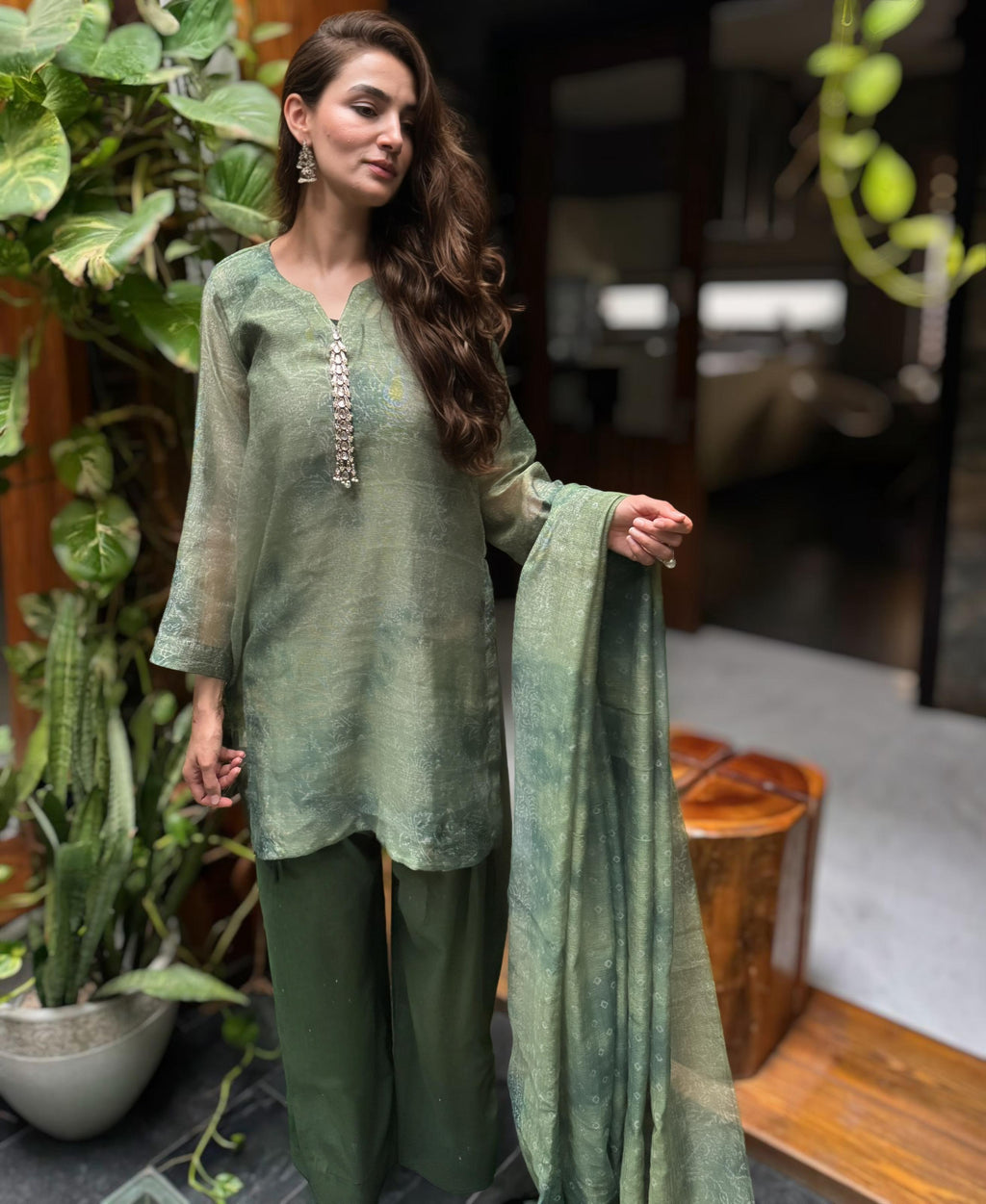 Fresh meadow green suit